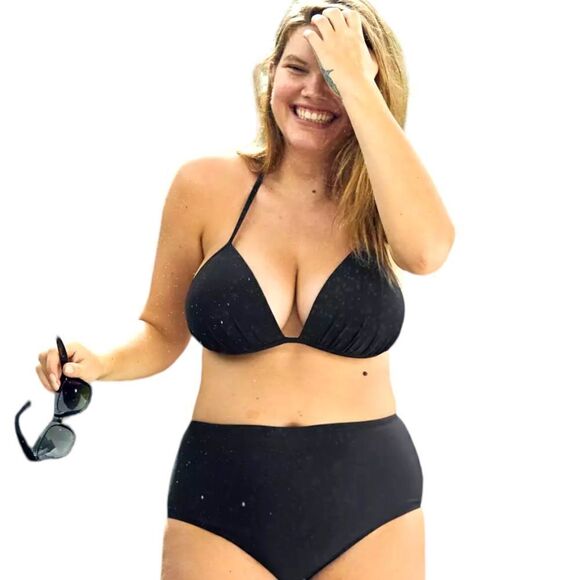 𝅺AMERICAN Eagle Aerie Perky Triangle Bikini Top - Picture 1 of 7
